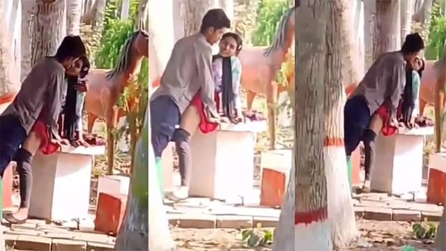 Public Park Desi College Lover Fucking Leaked Mms Video – Bhojpuri Sex Video